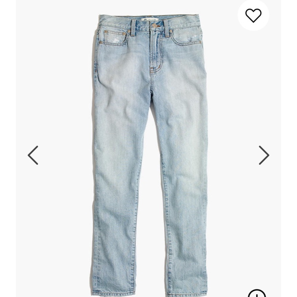 NEW Madewell Perfect Summer Jean Fitzgerald Wash